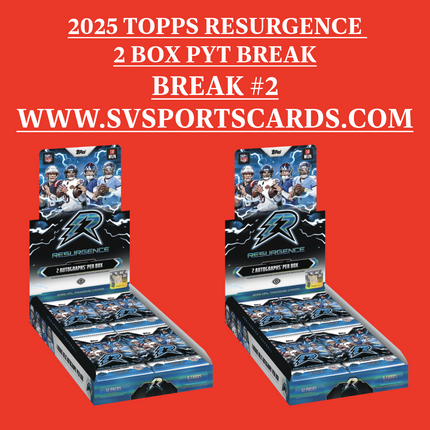 2025 Topps Resurgence Football Hobby 2 box PYT #2