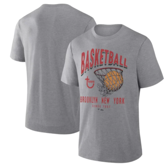 TOPPS X FB BK BROOKLYN GRAY TEE