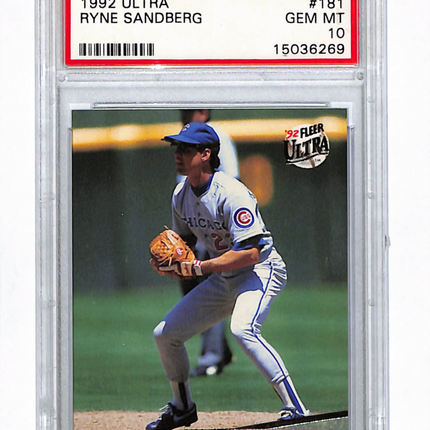 1992 Ultra Ryne Sandberg #181 PSA 10