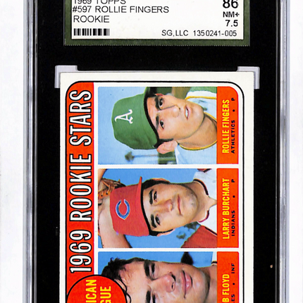 1969 Topps Rollie Fingers #597 SGC 7.5