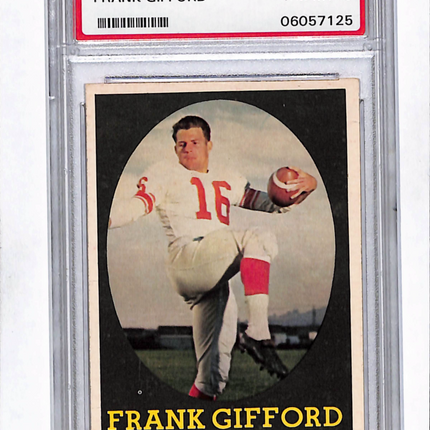 1958 Topps Frank Gifford #73 PSA 8