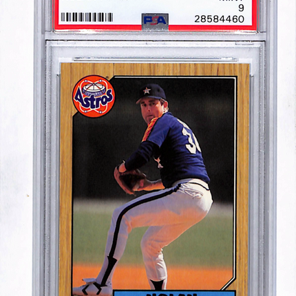 1987 Topps Tiffany Nolan Ryan #757 PSA 9