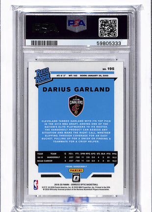 2019 Panini Donruss Optic Darius Garland #195 PSA 10