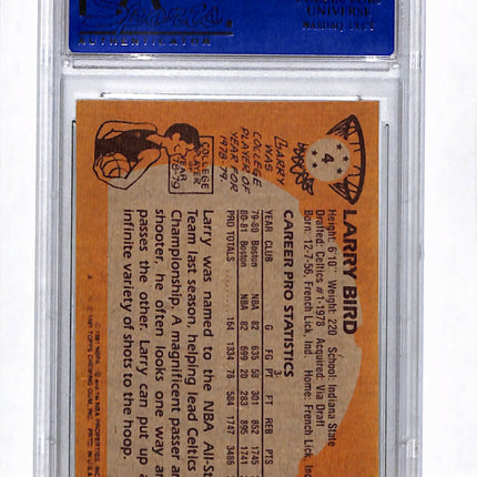 1981 Topps Larry Bird #4 PSA 8