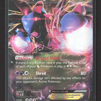Pokemon Roaring Skies Hydreigon EX rare holo ex #62