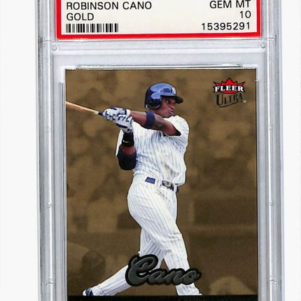 2006 Ultra Robinson Cano #199 Gold PSA 10