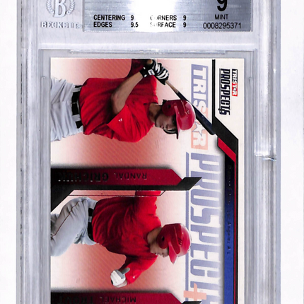 2009 TRISTAR Prospects Plus Mike Trout Randal Grichuk #81 BGS 9