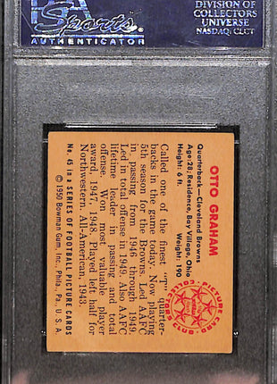 1950 Bowman Otto Graham #45 PSA 6