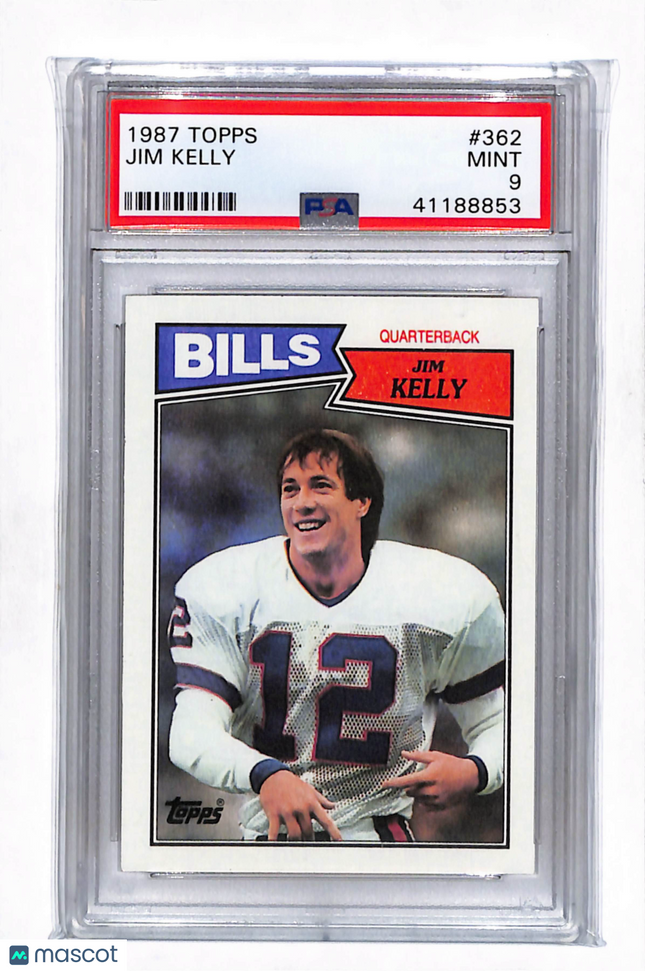 1987 Topps Jim Kelly #362 PSA 9