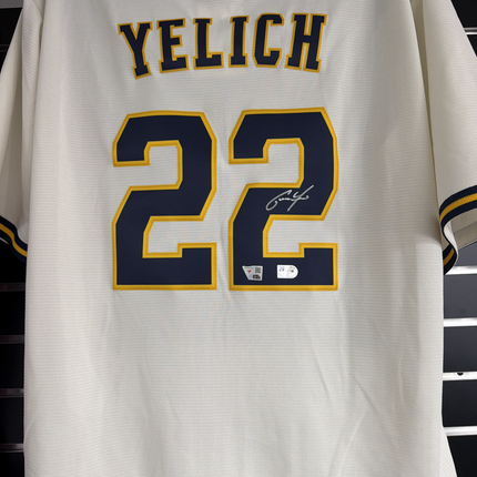 Mem Christian Yelich Milwaukee Brewers Signed Fanatics Authentic Jersey