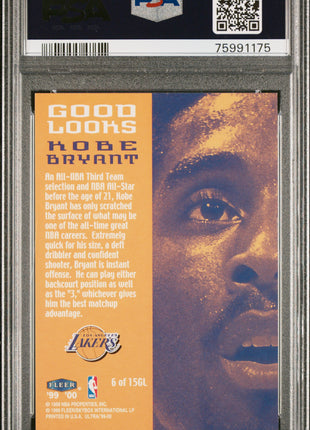 1999 Ultra Good Looks Kobe Bryant #6 PSA 8