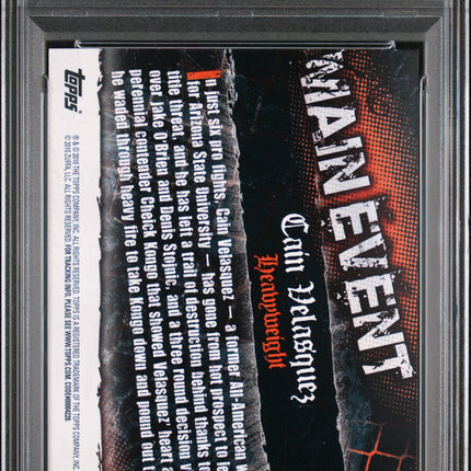 2010 Topps UFC Main Event Cain Velasquez #67 PSA 9