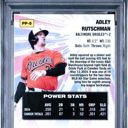 2025 Topps Chrome Power Players Adley Rutschman #PP5 PSA 10