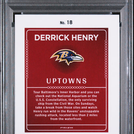 2024 Panini Donruss Optic Uptowns Derrick Henry #18 PSA 9
