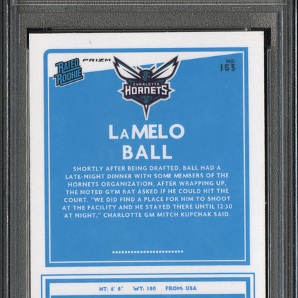 2020 Panini Donruss Optic Lamelo Ball #153 Holo PSA 9