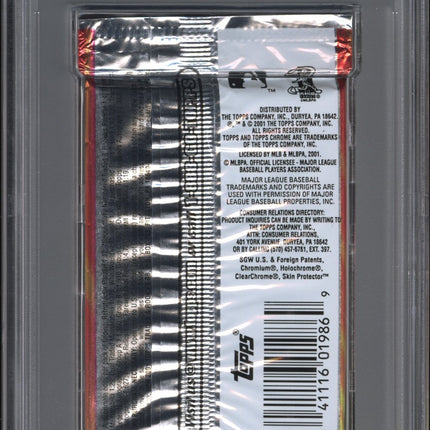 2001 Topps Baseball Traded & Rookies Foil Traded & Rookies PSA 8