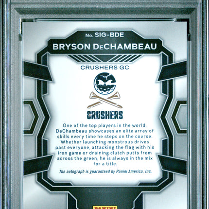 2024 Panini Prizm LIV Golf Signatures Bryson Dechambeau #SIGBDE PSA 10 auto