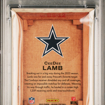 2023 Panini Origins Blank Slate Ceedee Lamb #BS12 PSA 10