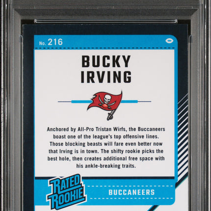2024 Panini Donruss Optic Bucky Irving #216 Blue Hyper PSA 10