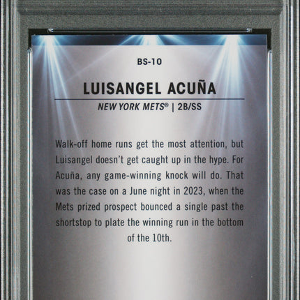 2024 Bowman Chrome Bowman Spotlights Luisangel Acuna #BS10 PSA 10