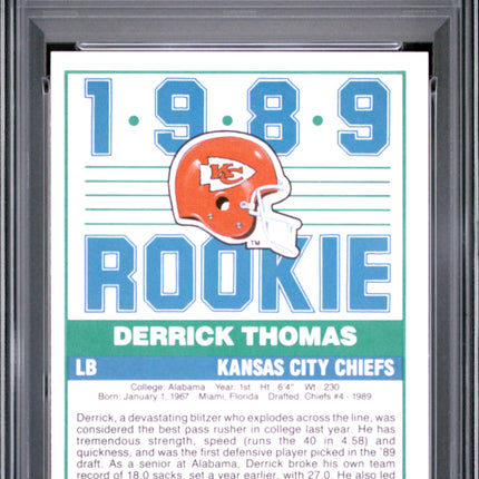 1989 Score Derrick Thomas #258 PSA 9