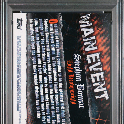 2010 Topps UFC Main Event Stephan Bonnar #46 PSA 10