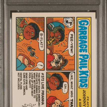 1987 Garbage Pail Kids Stickers Stinkin' Stella #310A PSA 9