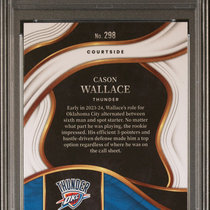 2023 Panini Select Cason Wallace #298 Elephant Prizm PSA 10
