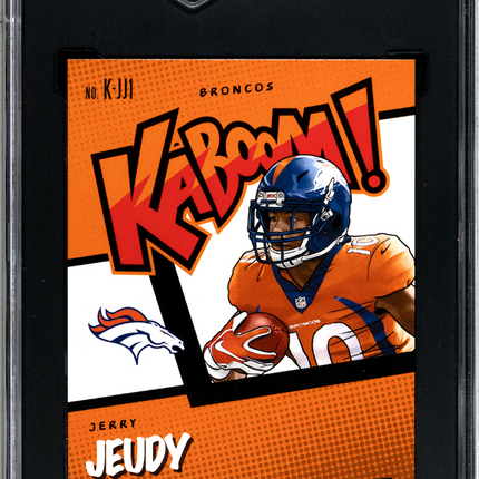 2020 Panini Absolute Jerry Jeudy #K-JJ1 Kaboom SGC 10