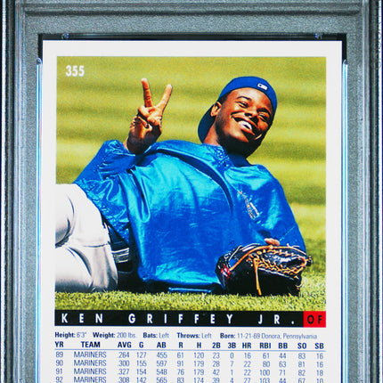 1993 Upper Deck Ken Griffey JR. #355 PSA 10