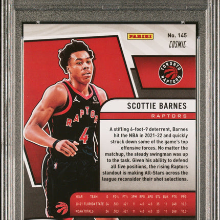 2021 Panini Revolution Scottie Barnes #145 Cosmic PSA 10 /99