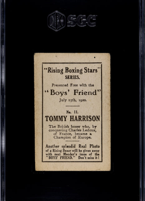 1922 Boys' Friend Tommy Harrison #11 SGC 3