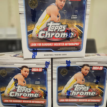 NBA 2024-25 Topps Chrome Basketball Monster Box