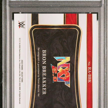 2022 Panini Select WWE Ringside Action Bron Breakker #RABBK PSA 10 Auto