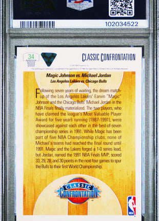 1991 Upper Deck Magic VS. Jordan #34 PSA 9