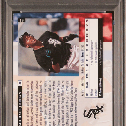 1994 Upper Deck Michael Jordan #19 PSA 8