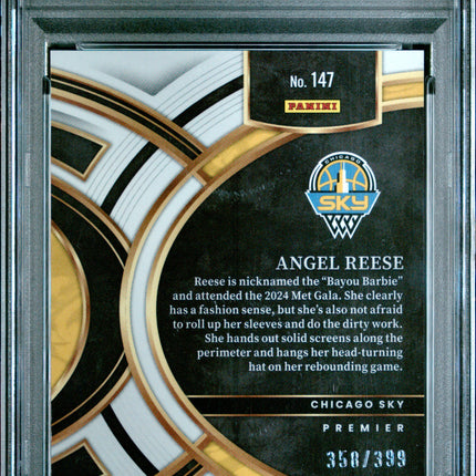 2024 Panini Select WNBA Angel Reese #147 Red & Blue Prizm PSA 9