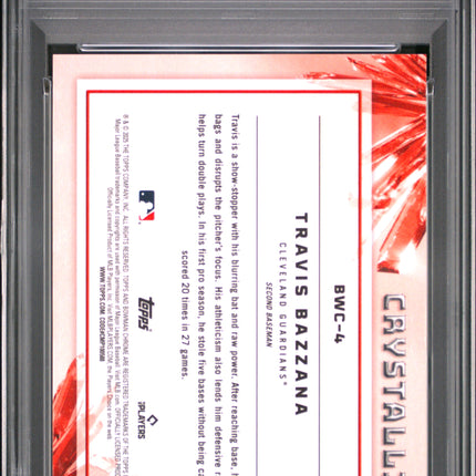 2025 Bowman Crystallized Travis Bazzana #BWC4 PSA 9