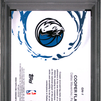 2025 Topps Generation Now Cooper Flagg #GN-1 PSA 10
