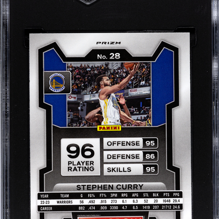 2023 Panini Prizm Monopoly Stephen Curry #28 Purple SGC 10