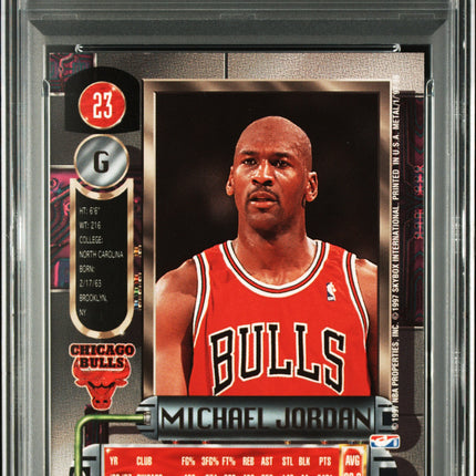 1997 Metal Universe Michael Jordan #23 PSA 7