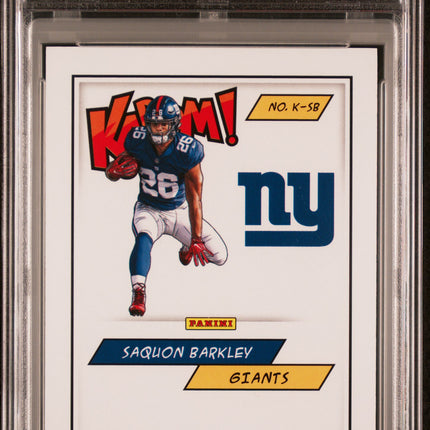 2018 Panini Kaboom! Saquon Barkley #SB PSA 9