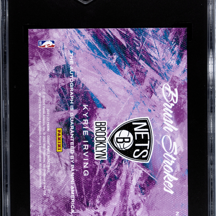 2021 Court Kings Kyrie Irving Brush Strokes Masterpiece SGC 9.5 Auto 10 1/1