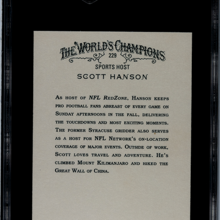 2022 Topps Allen & Ginter Scott Hanson #229 SGC 10