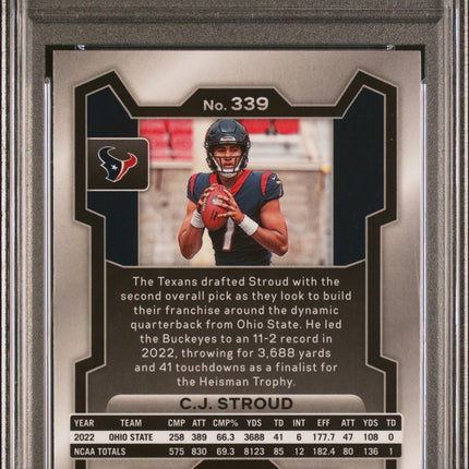2023 Panini Prizm CJ Stroud #339 PSA 10