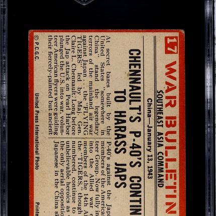 1965 Philadelphia War Bulletin Flying Tigers #17 SGC 3