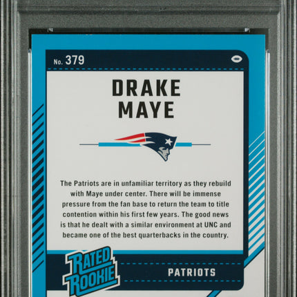 2024 Panini Donruss Drake Maye #379 PSA 10