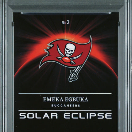 2025 Panini Select Solar Eclipse Emeka Egbuka #2 PSA 10
