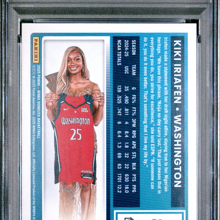 2025 Panini Donruss WNBA Kiki Iriafen #94 Signature PSA 10