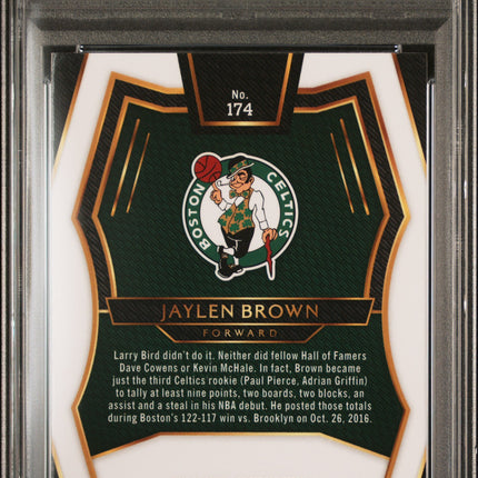 2016 Panini Select Jaylen Brown #174 Silver Prizm PSA 10